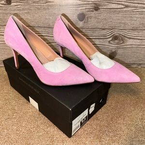 Banana Republic Madison Rounded Topline pink heel as 9.5 new with box